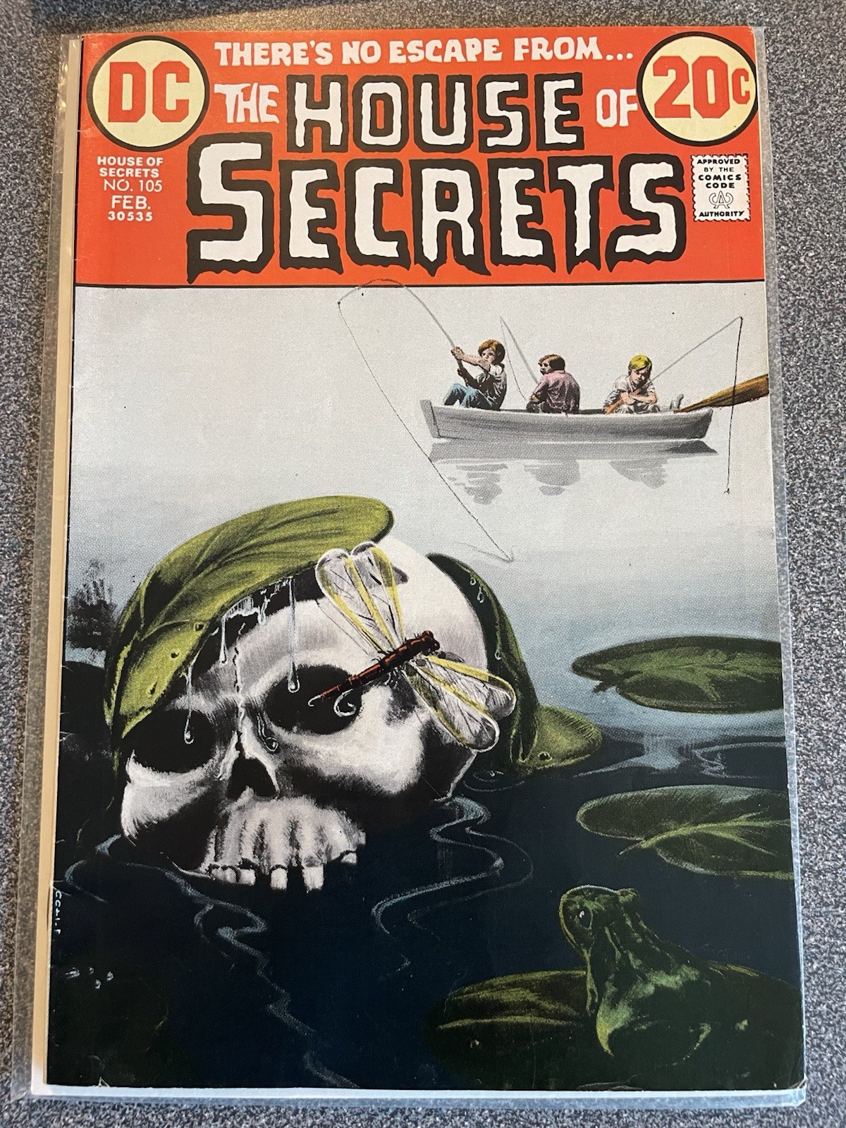 HOUSE OF SECRETS #105 6.5 Fine Plus CLASSIC JACK SPARLING Skull COVER HOUSE OF SECRETS #105 6.5 Fine Plus CLASSIC JACK SPARLING Skull COVER