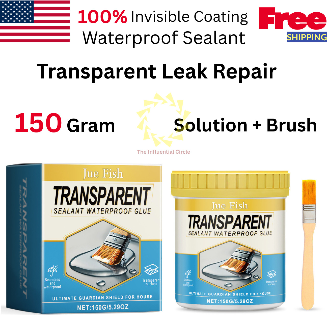 Super Invisible Transparent Waterproof Sealant Nano Leak Proof Coating Crystal