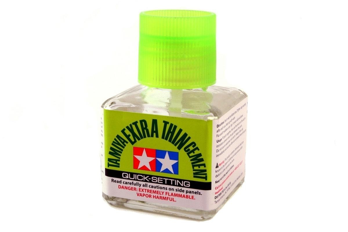 Tamiya 87182 Extra Thin Cement Quick Setting 40 ml Bottle