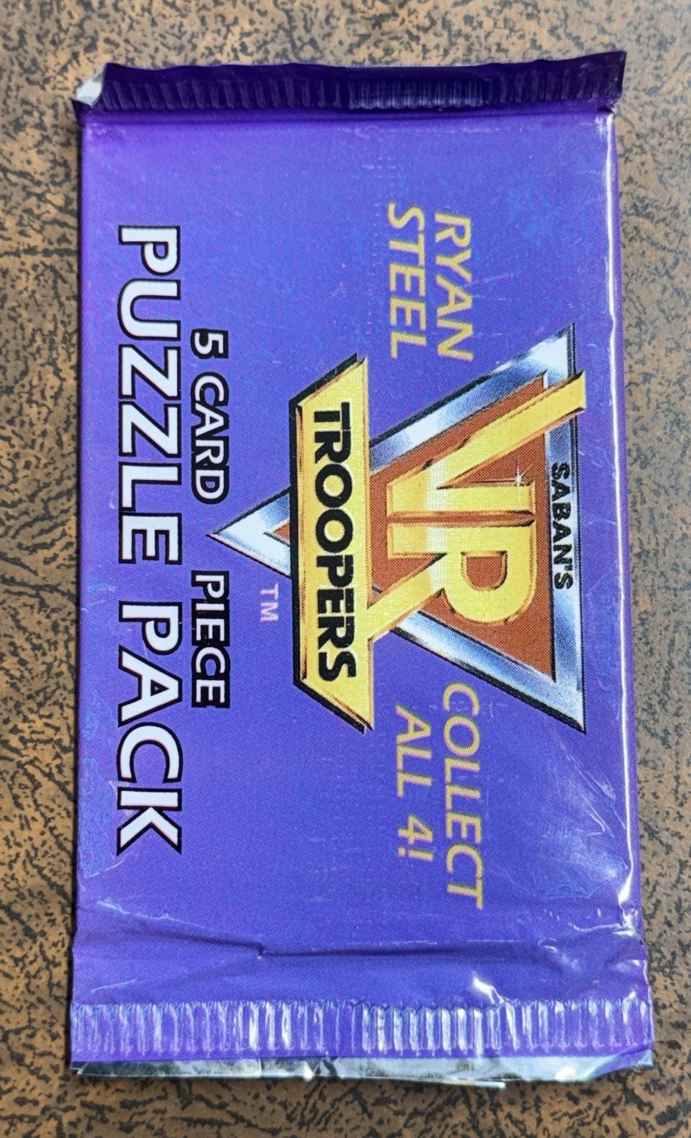 1995 Saban’s VR Troopers (Ryan Steel) Trading Card Puzzle Pack 1995 Saban’s VR Troopers (Ryan Steel) Trading Card Puzzle Pack