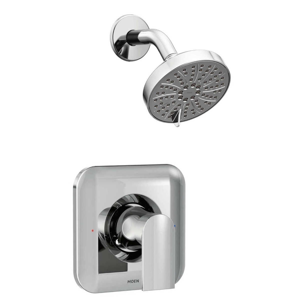 MOEN Genta LX T2472EP Posi-Temp Showerhead and Lever Handle in Chrome (Valve MOEN Genta LX T2472EP Posi-Temp Showerhead and Lever Handle in Chrome (Valve