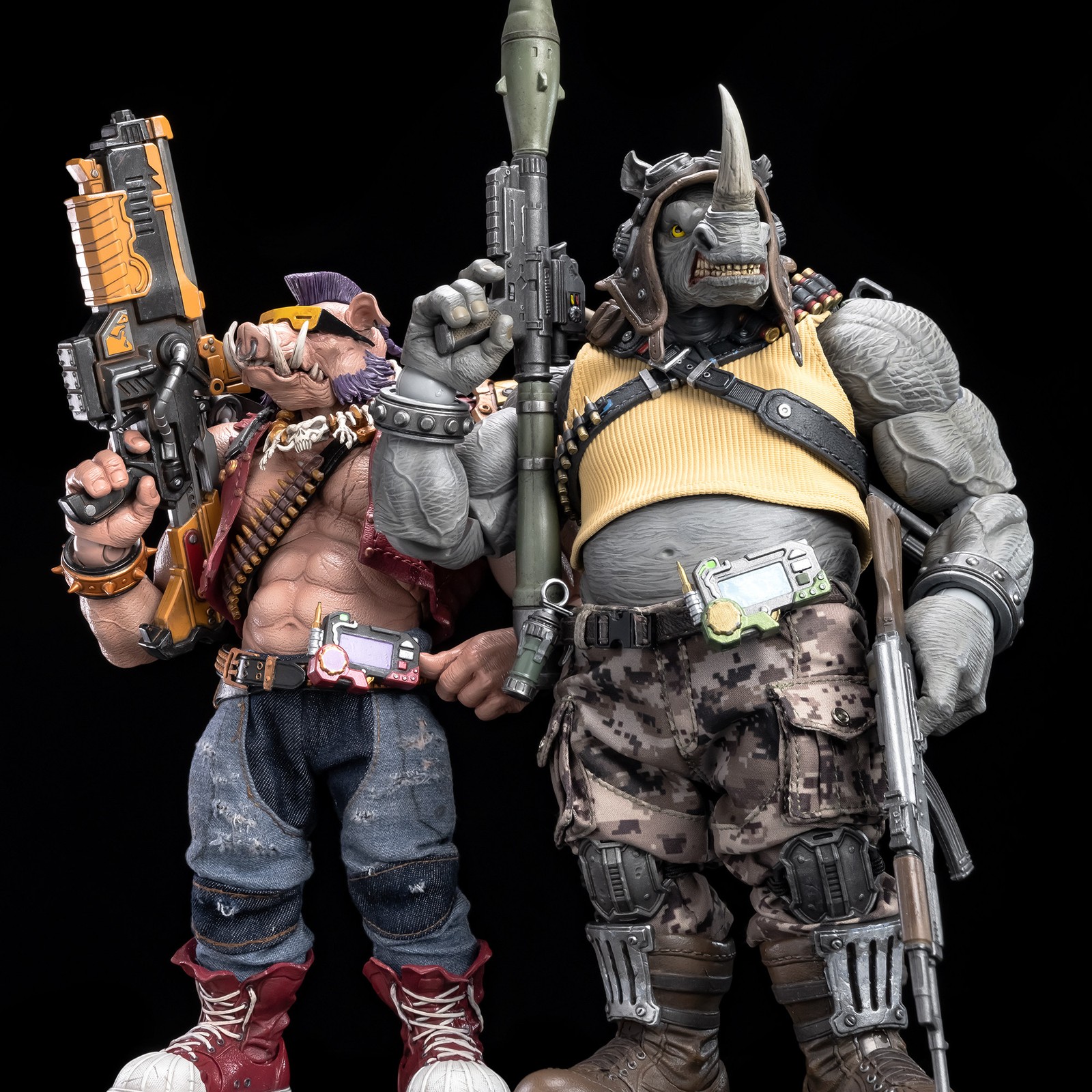 LING JIHUN TMNT Bebop & Rocksteady 1/10 Scale Action Figure Official IN STOCK LING JIHUN TMNT Bebop & Rocksteady 1/10 Scale Action Figure Official IN STOCK