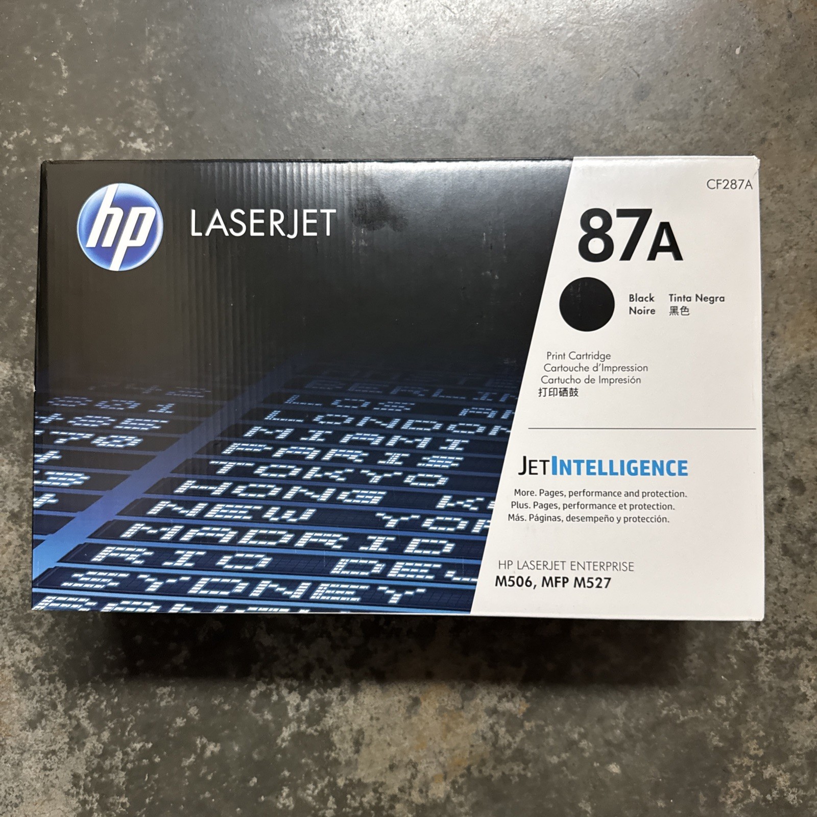 HP 87A (CF287A) Black Toner Cartridge Brand new Sealed HP 87A (CF287A) Black Toner Cartridge Brand new Sealed