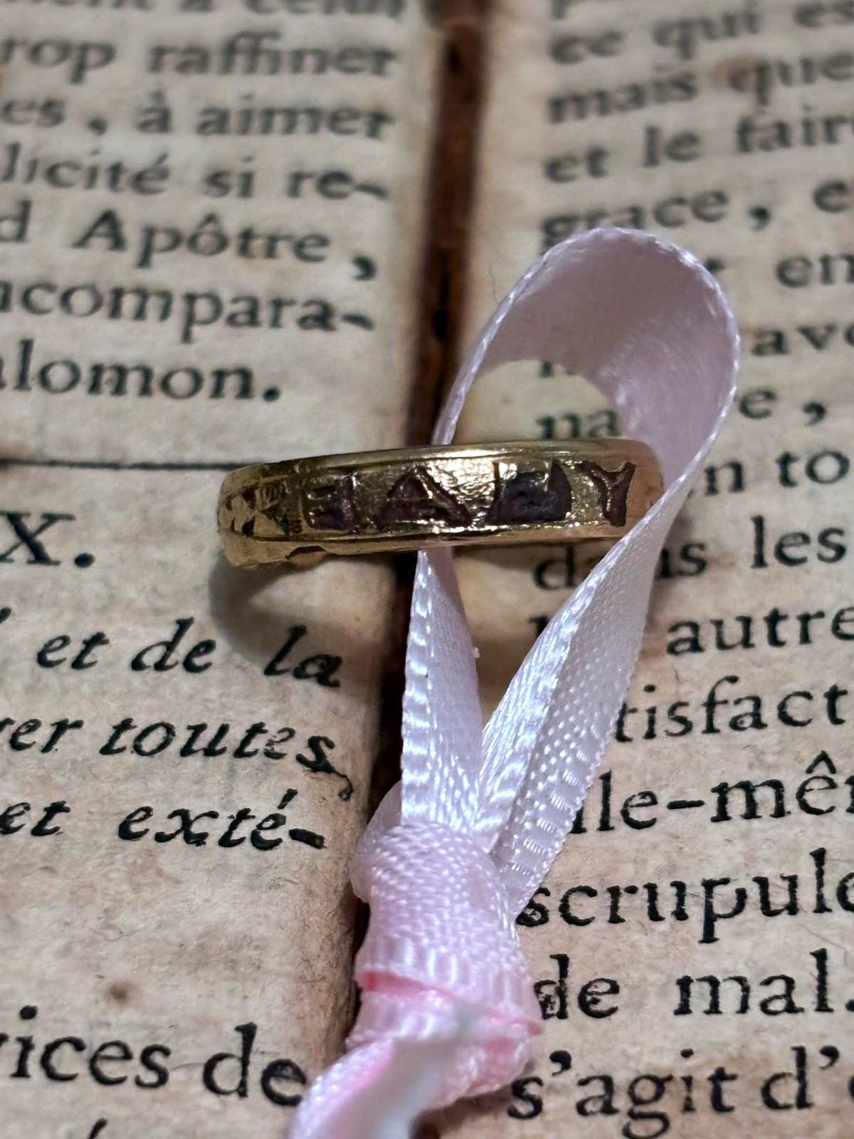 Sweet antique circa 1910 gold shell baby ring Sweet antique circa 1910 gold shell baby ring