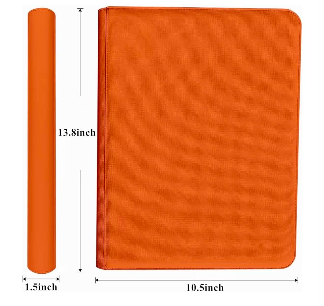 Portgas D Ace Manga UV Color or Laser Engraved Zipper 4-9-12 Slot Binder