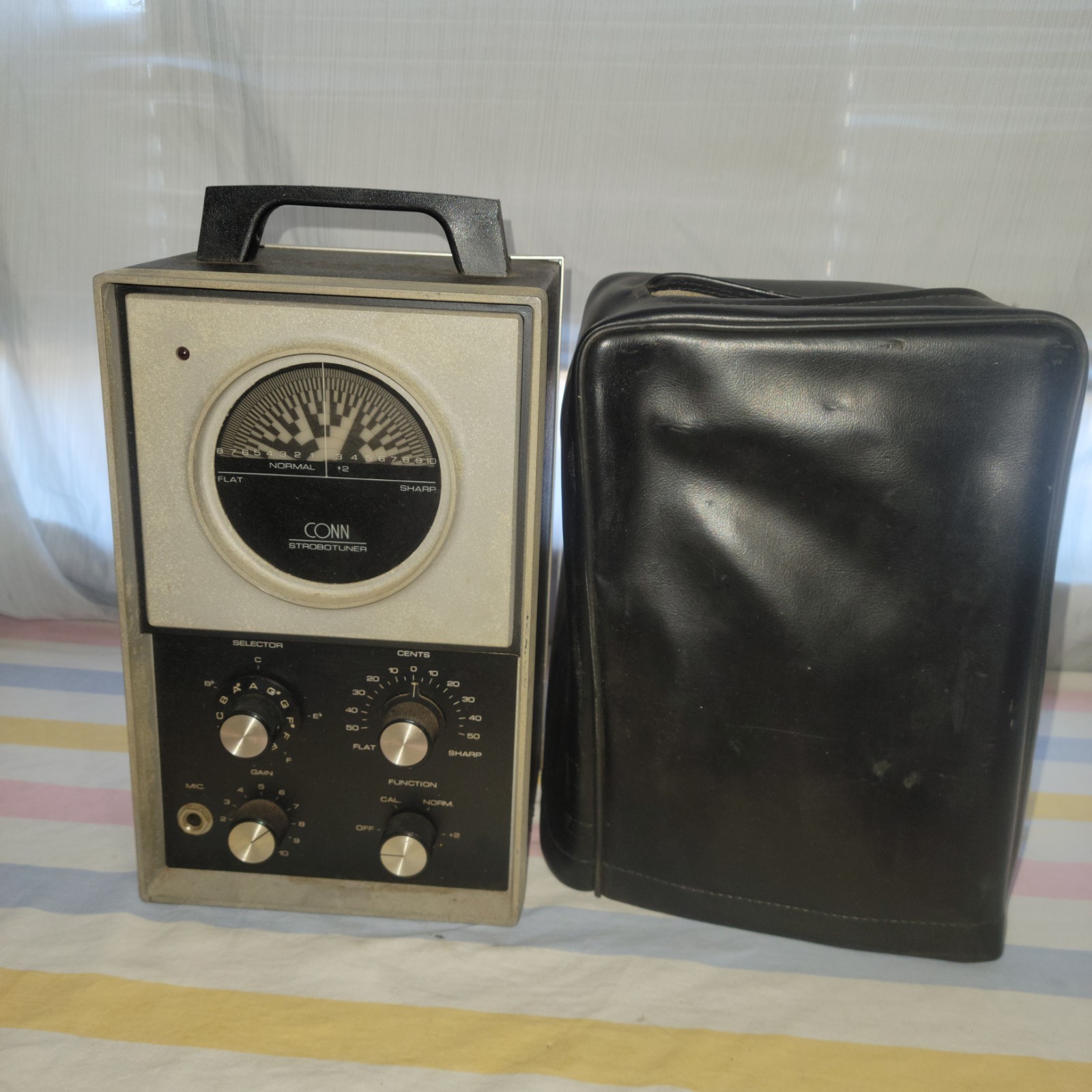 Vintage Conn Strobo Tuner Model ST-11 Powers On & Works 