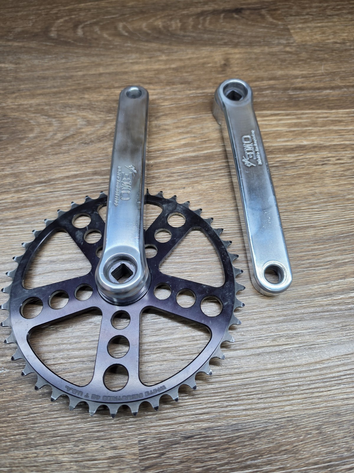 Polished White Industries ENO 175mm Crankset & 42T Chainring Polished White Industries ENO 175mm Crankset & 42T Chainring