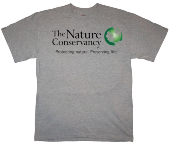 NATURE CONSERVANCY Charity Volunteer T-shirt NATURE CONSERVANCY Charity Volunteer T-shirt