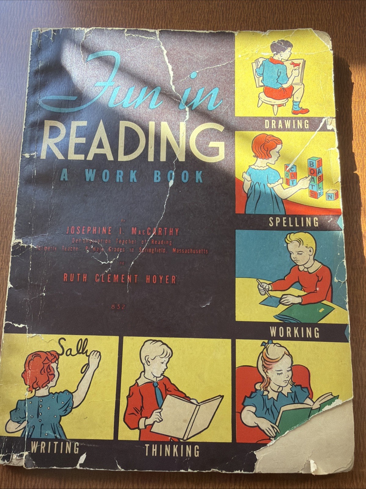 Vtg Mid Century “Fin In Reading” Workbook Josephine MacCarthy Only 3 Pgs Used