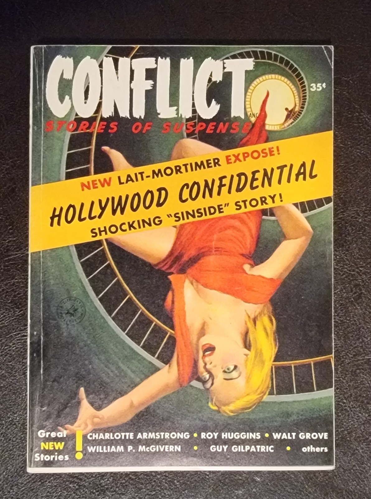 Conflict Stories of Suspense Fall 1953 Vol 1 No 1 Vintage Pulp Van Dongen GGA