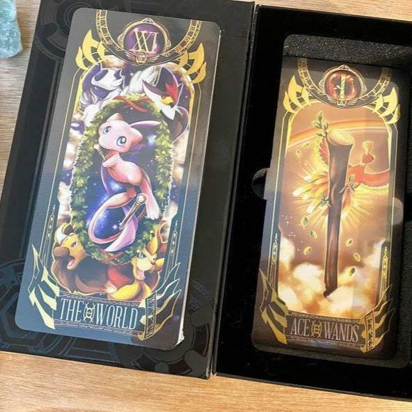 Pokémon (pocket monster) 78 tarot card deck | Pokemon Poke box