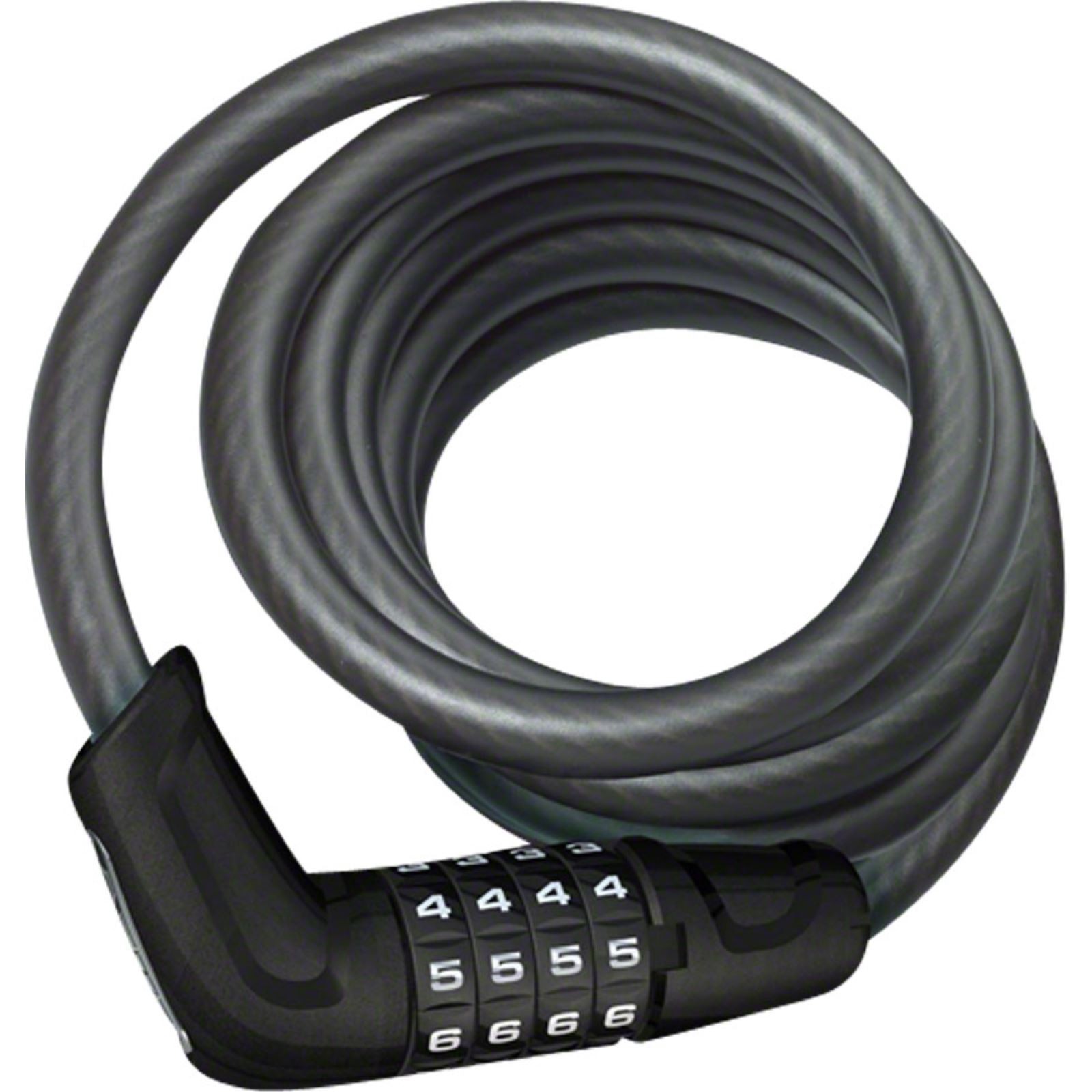 ABUS Tresor 6512 Combination Coiled Cable Lock With Mount - Black 13414