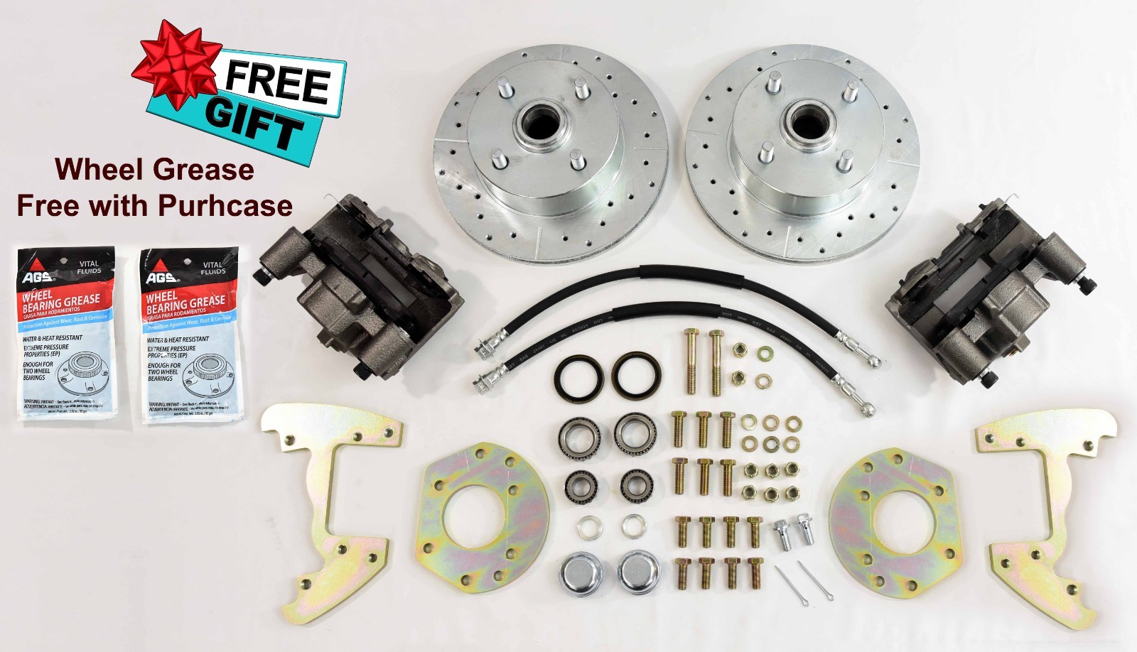 1964-1966 Ford Mustang front disc brake changeover 4 lug 6 cylinder spindle 1964-1966 Ford Mustang front disc brake changeover 4 lug 6 cylinder spindle