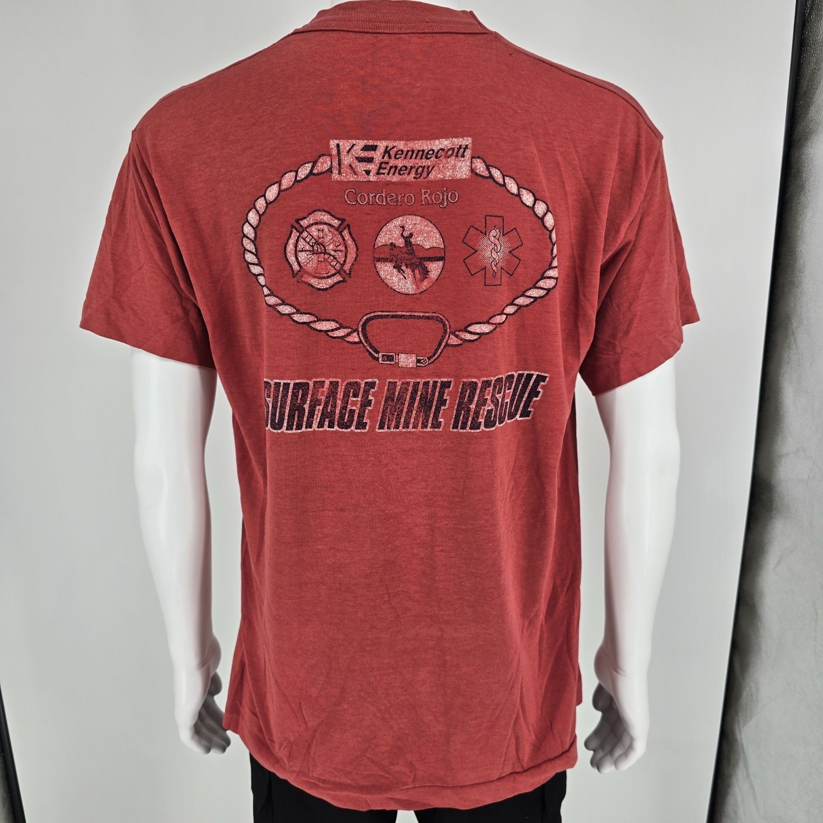 Vintage 1990s Kennecott Energy Cordero Rojo Surface Mine Rescue T-Shirt (L) Vintage 1990s Kennecott Energy Cordero Rojo Surface Mine Rescue T-Shirt (L)