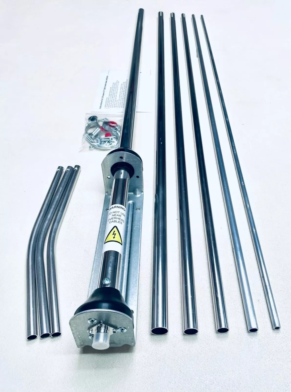 Sigma Venom 5/8 Wave High Gain Silver Rod CB Base Station Antenna 10 & 11 Meters