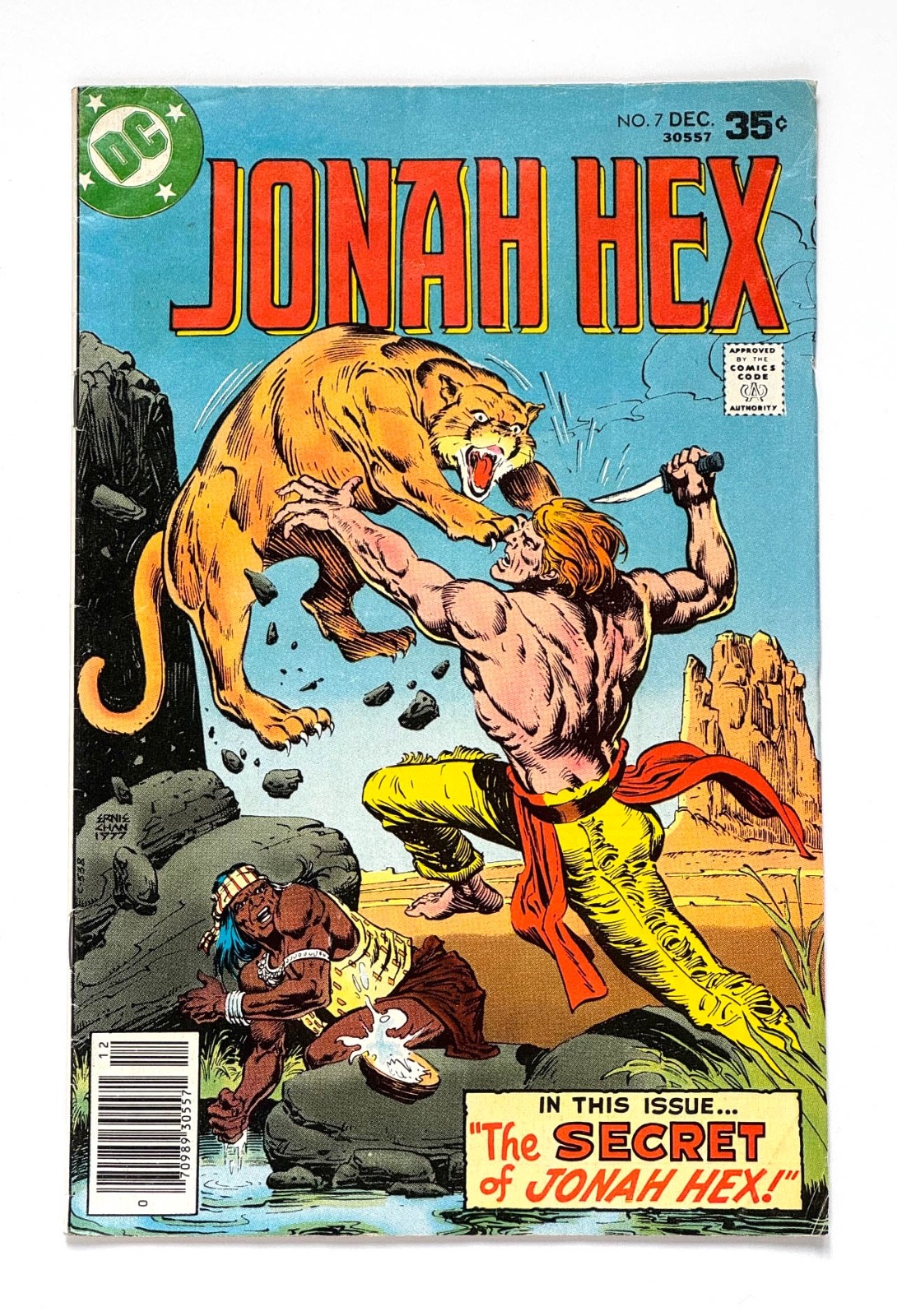 DC Comics Jonah Hex #7 December 1977 Origin of Hex Disfigurement DC Comics Jonah Hex #7 December 1977 Origin of Hex Disfigurement