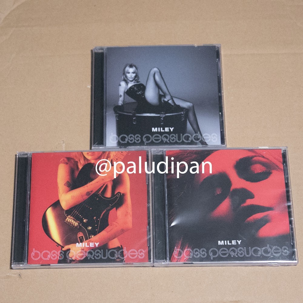 3-Pack Miley Cyrus POP-UP EXCLUSIVE Bass Persuades CD Album [SHIPS IN 2-DAYS]