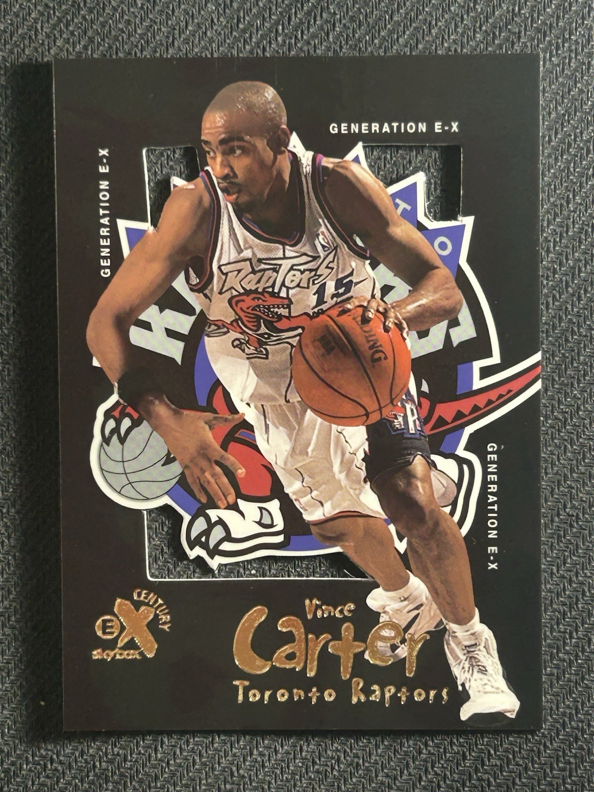 1998-99 Skybox E-X Century Vince Carter Generation E-X Rookie 4 Of 15 GE Raptors