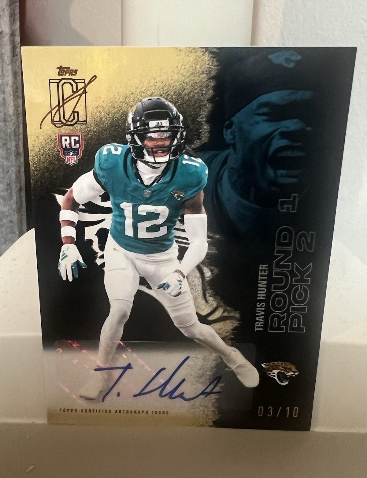 Topps 2025 Signature Class Travis Hunter RC Auto #224 Jaguars 03/10