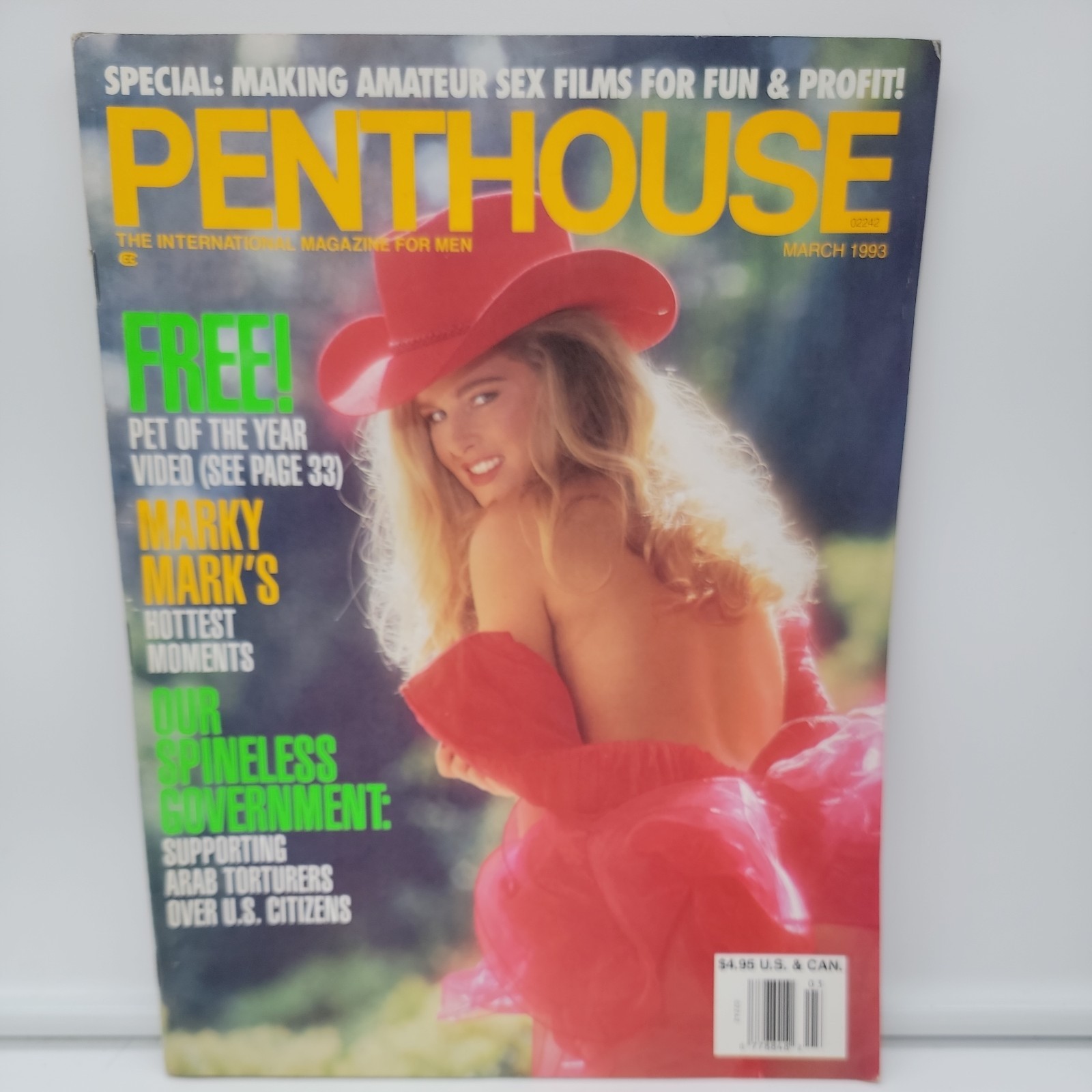 Rare Penthouse March 1993 Cover Variant Natalie Smith Marky Mark Fast Forward Rare Penthouse March 1993 Cover Variant Natalie Smith Marky Mark Fast Forward