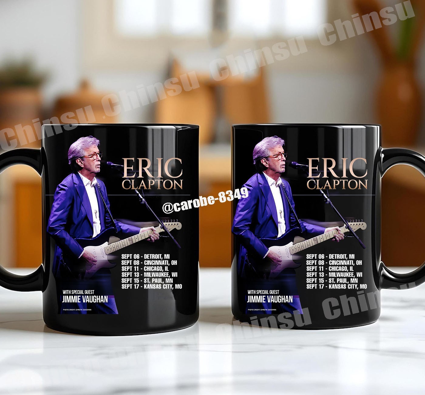 Eric Clapton 2026 Tour Black Coffee Mug – Music Fan Gift 11oz 15oz Eric Clapton 2026 Tour Black Coffee Mug – Music Fan Gift 11oz 15oz