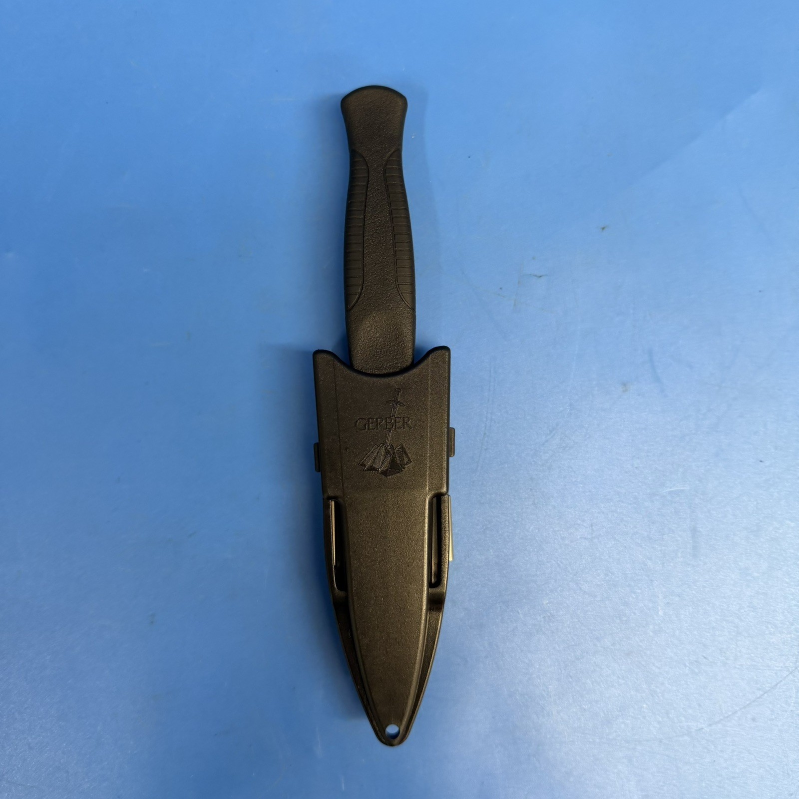 Gerber Guardian Back-Up 05803 Fixed Blade Double Edge Knife with Sheath & Box Gerber Guardian Back-Up 05803 Fixed Blade Double Edge Knife with Sheath & Box