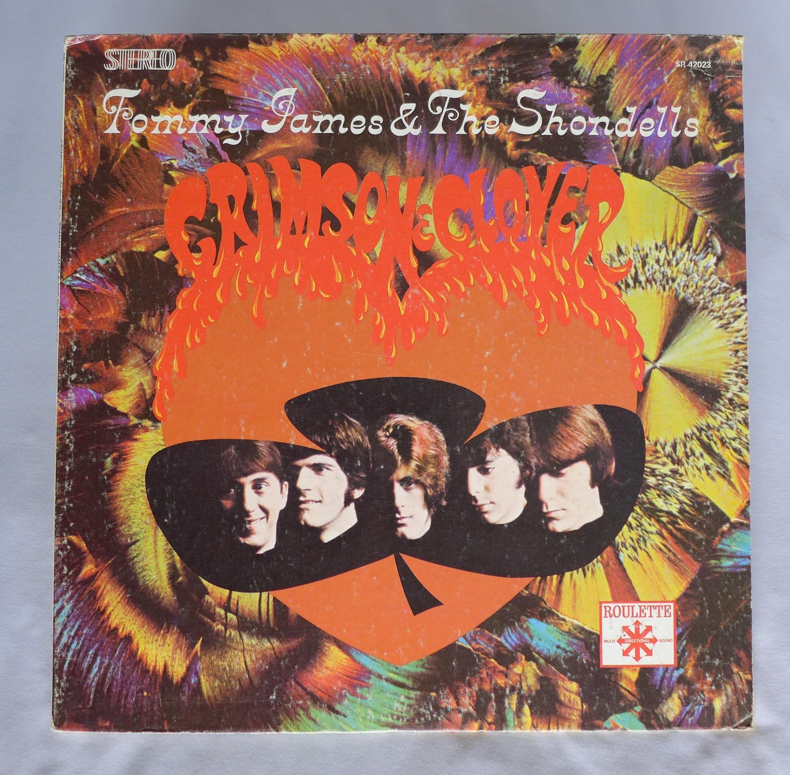 Tommy James & Shondells Crimson & Clover LP 1969 Roulette First Pressing VG