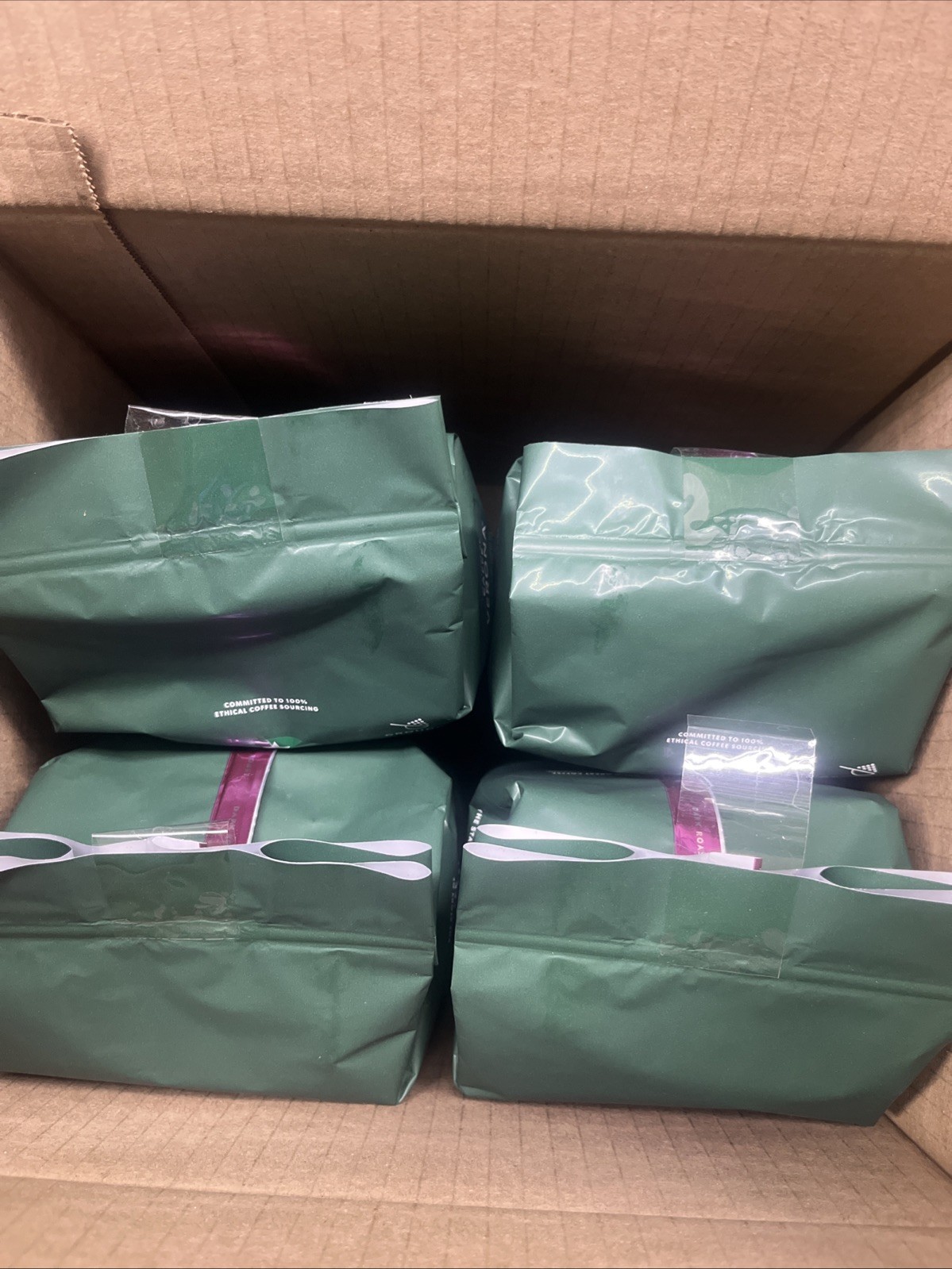 Starbucks Ground Coffee, Dark Roast Caffè Verona, 100% Arabica, 4 bag (28 oz) Starbucks Ground Coffee, Dark Roast Caffè Verona, 100% Arabica, 4 bag (28 oz)