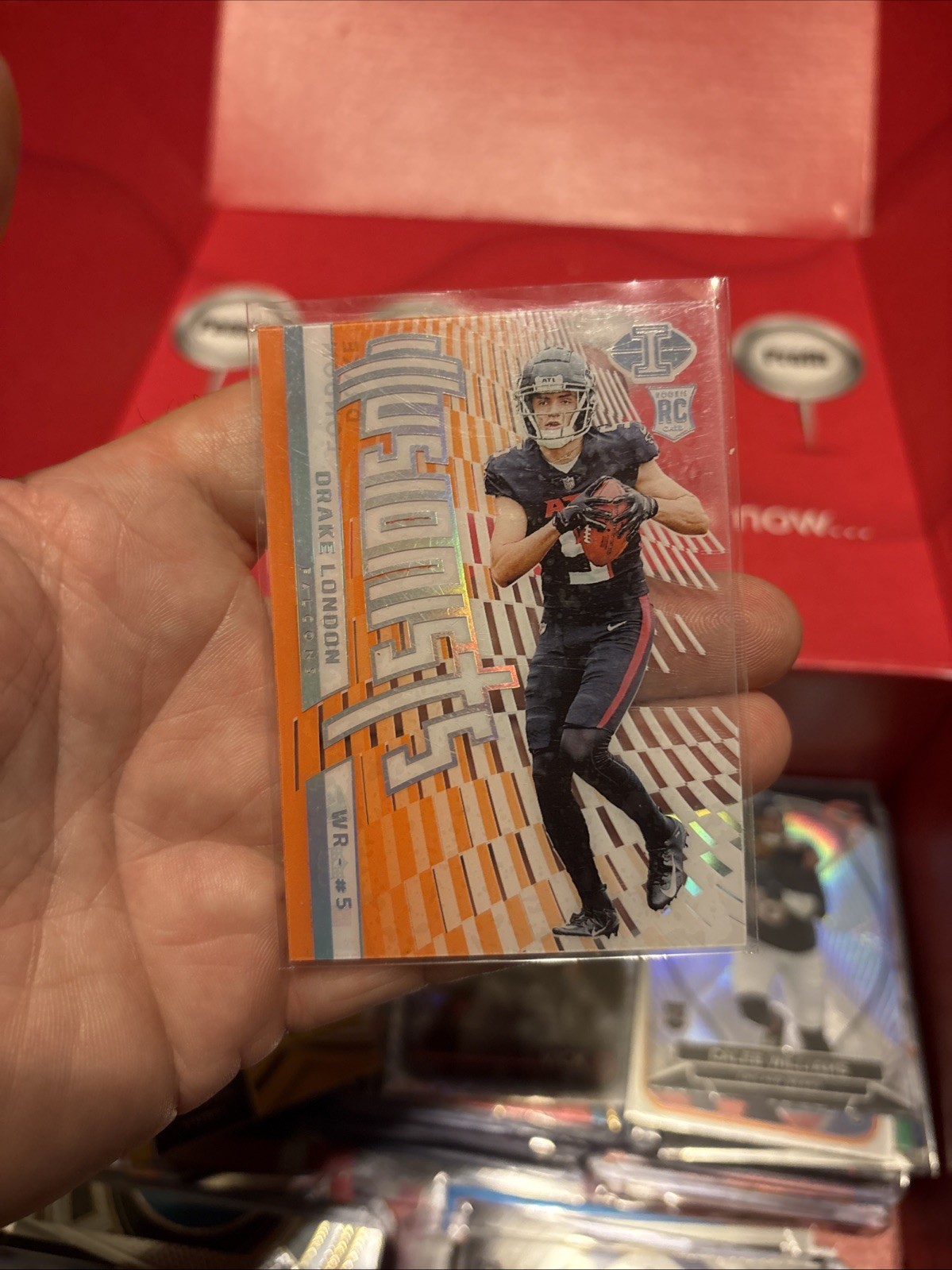 2022 Panini Illusions Instant Impact Drake London Rookie 2022 Panini Illusions Instant Impact Drake London Rookie