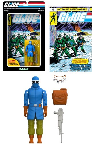 G.I. Joe - ReAction+ Figures - Snake Eyes (Skybound Comic Box Set, Issue #2) [Ne