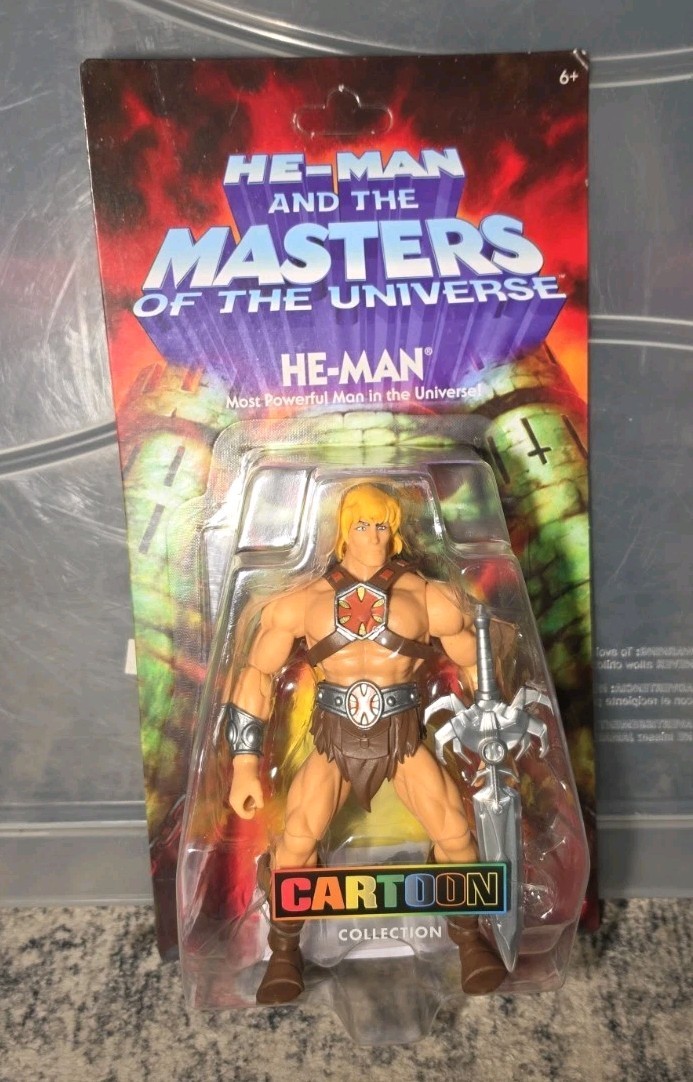 HE-MAN - Masters of the Universe Origins MOTU 200X Cartoon Collection Figure NEW HE-MAN - Masters of the Universe Origins MOTU 200X Cartoon Collection Figure NEW