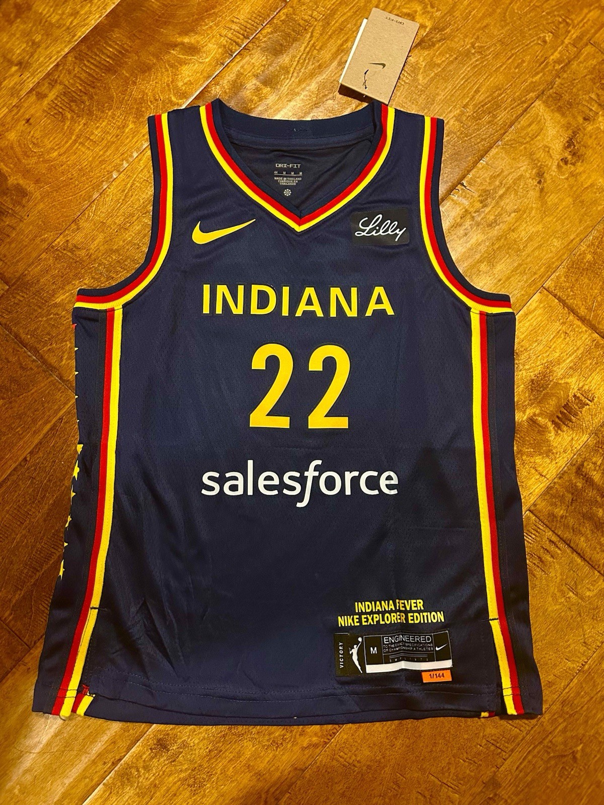 Caitlin Clark Indiana Fever Jersey Blue Youth Medium Caitlin Clark Indiana Fever Jersey Blue Youth Medium