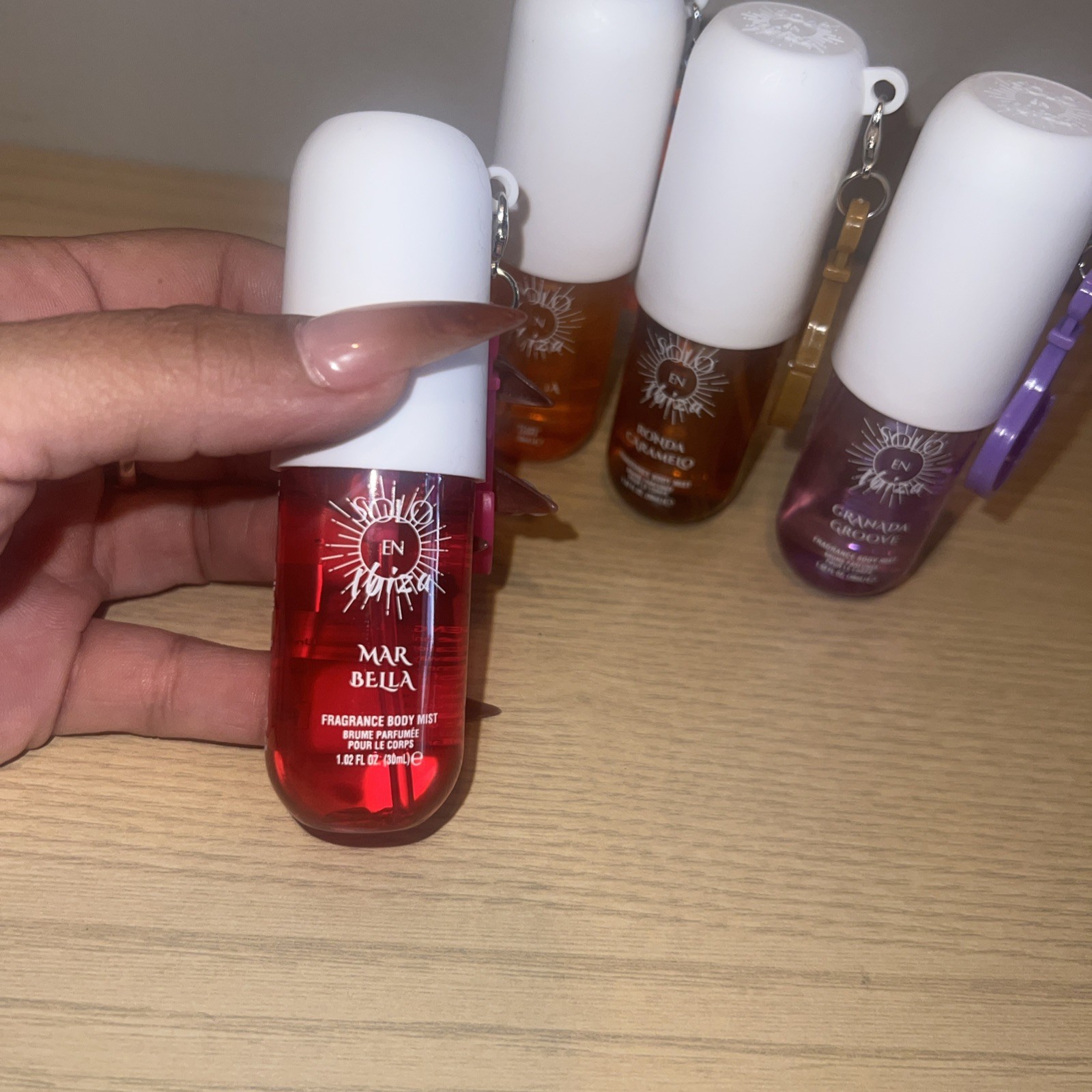 4 New Solo En Ibiza Seville Serenade 1.2Oz ClipOn BodySpray (Sol de Janeiro Dup)