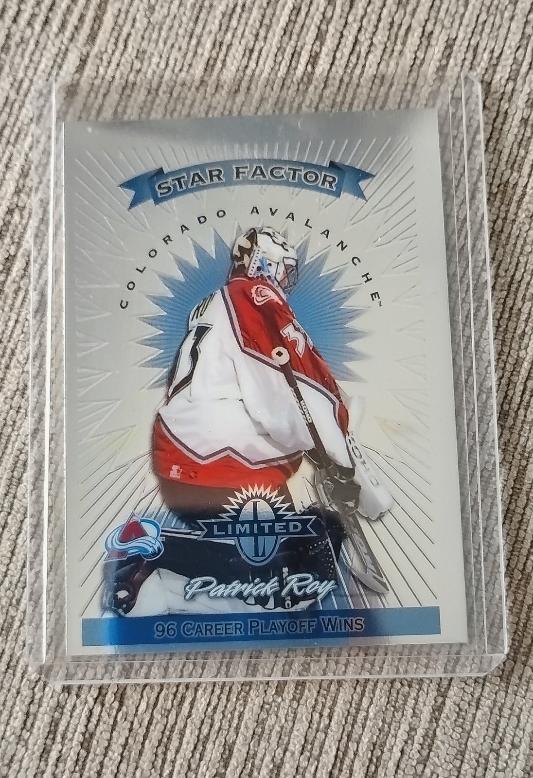1997-98 Donruss Limited Patrick Roy Star Factor 1997-98 Donruss Limited Patrick Roy Star Factor