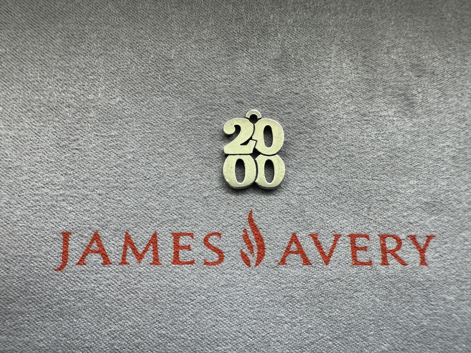 Retired Vintage 1990s James Avery Sterling Silver Year 2000 Millennium 925