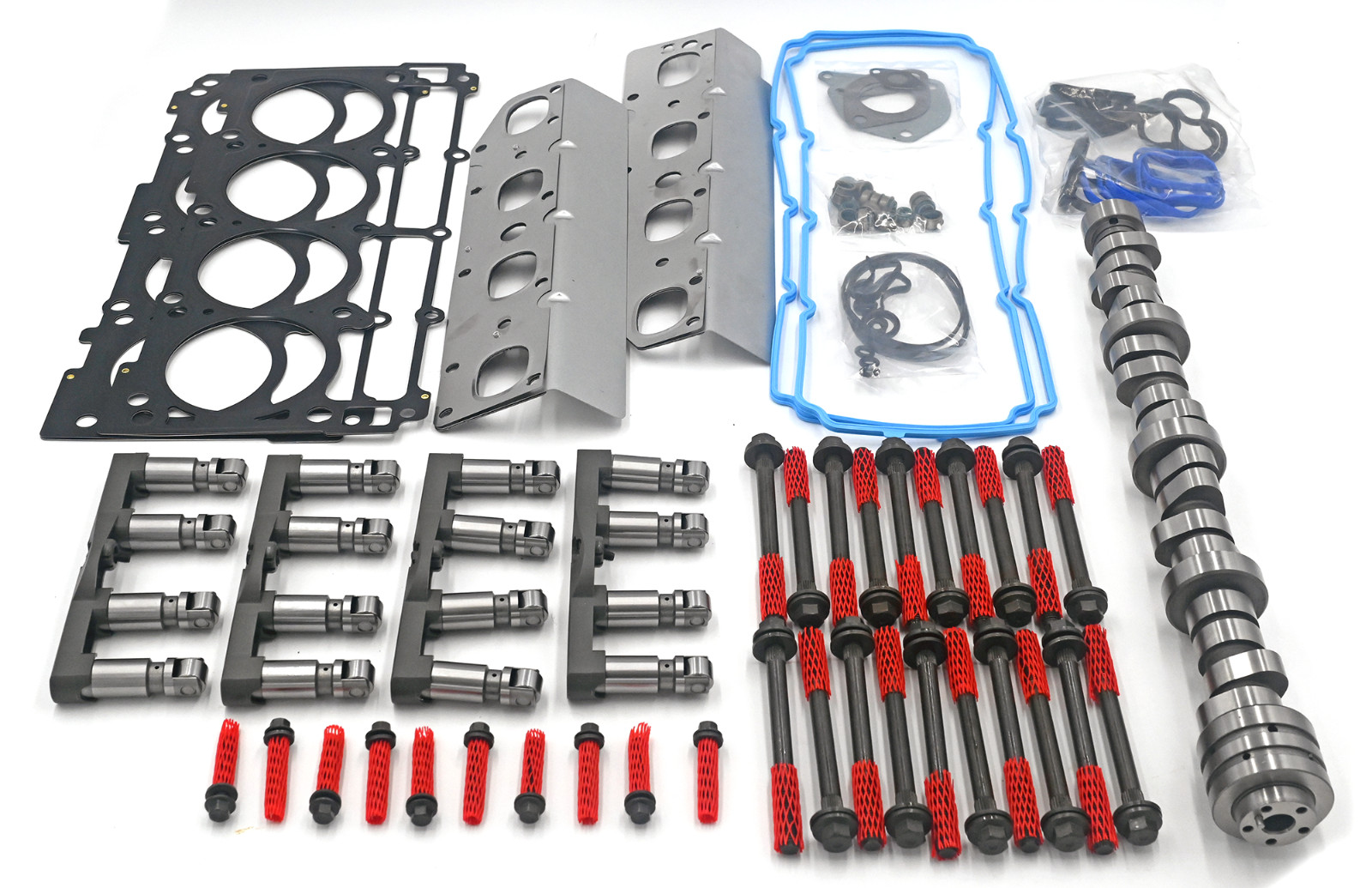 Redline 5.7L Hemi MDS Cam 16 Lifters MLS Gaskets Head Bolts 2009-2022 Dodge Jeep
