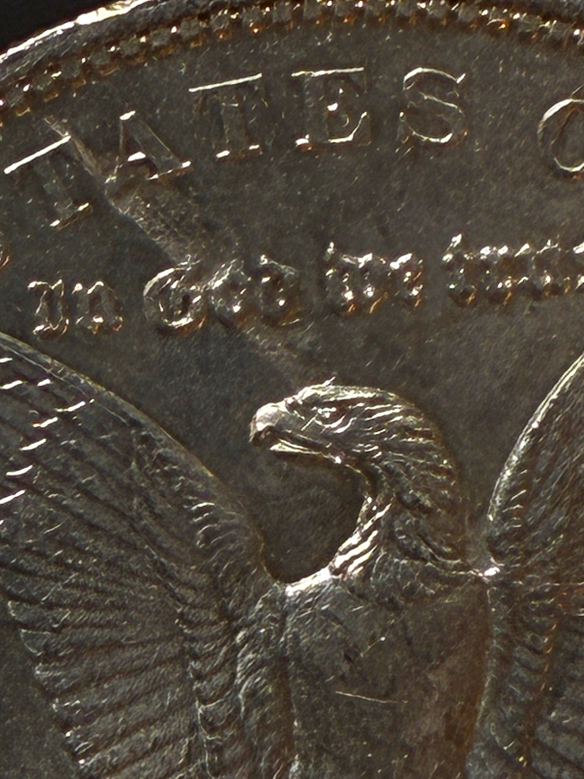 1904-O $1 Morgan Dollar NGC MS62 Reverse Struck Thru Error,eagle with a horn 1904-O $1 Morgan Dollar NGC MS62 Reverse Struck Thru Error,eagle with a horn