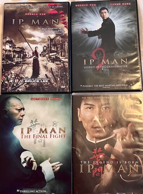 IP MAN - IP MAN 2 - IP MAN FINAL FIGHT & THE LEGEND IS BORN - LOT OF 4 DVDs