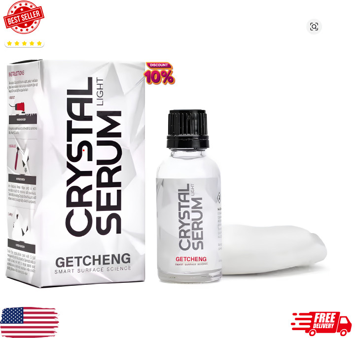 Gtechniq Crystal Serum Light Deep Gloss Ceramic Coating 50ml | New Gtechniq Crystal Serum Light Deep Gloss Ceramic Coating 50ml | New