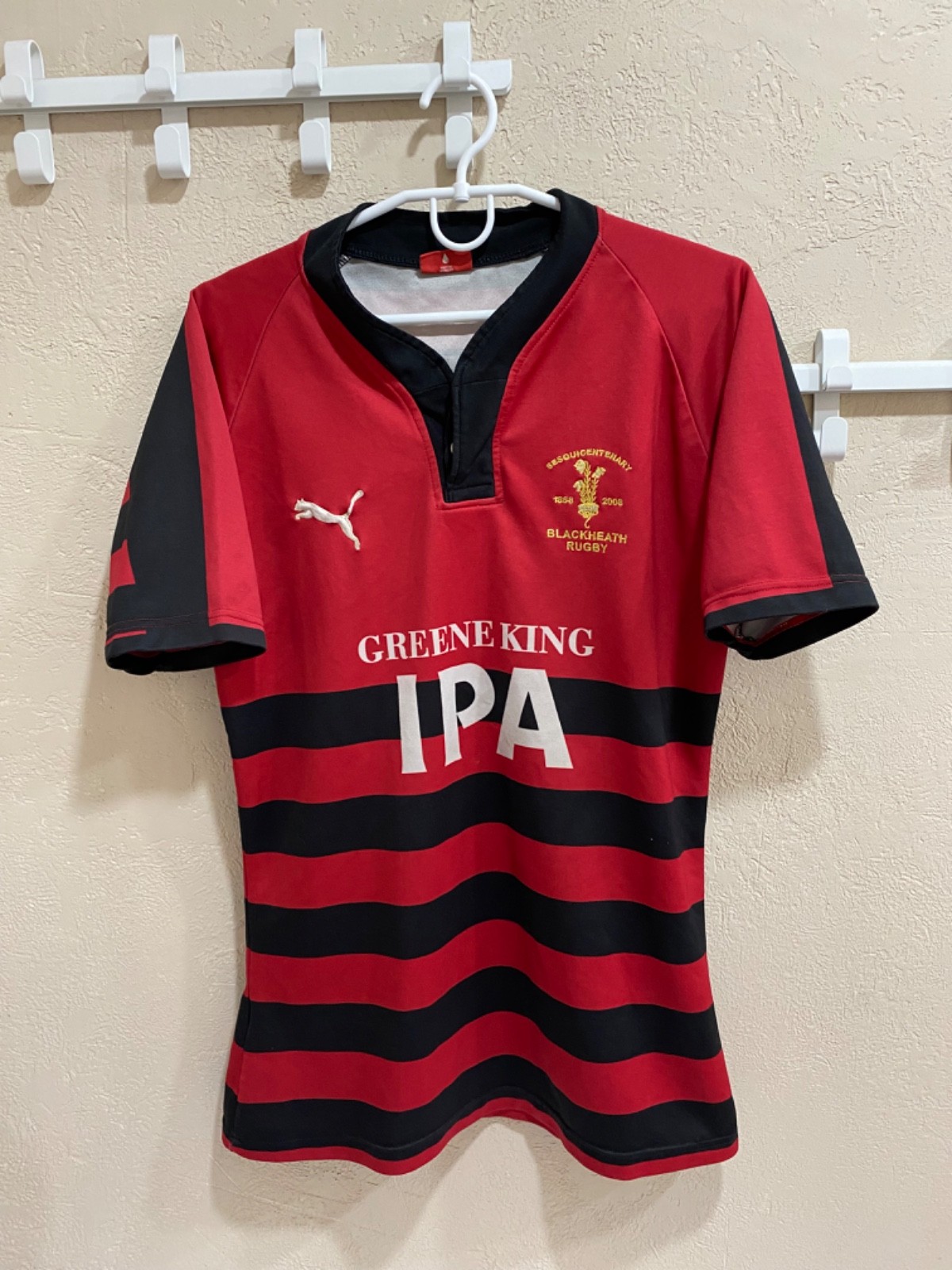 Blackheath 2008 Home Rugby Union Shirt Puma Jersey Size L #10 Blackheath 2008 Home Rugby Union Shirt Puma Jersey Size L #10