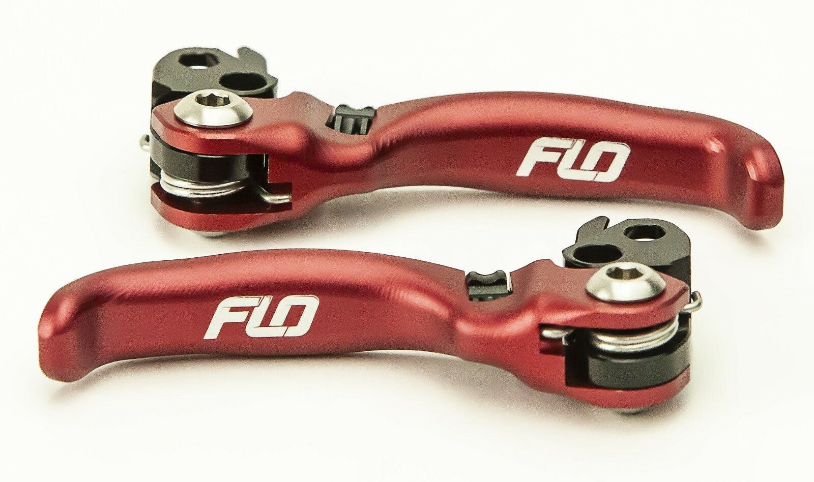  Flo Motorsports Shimano Deore XT M8000 and M8100 Hydraulic Brake Lever Set Red