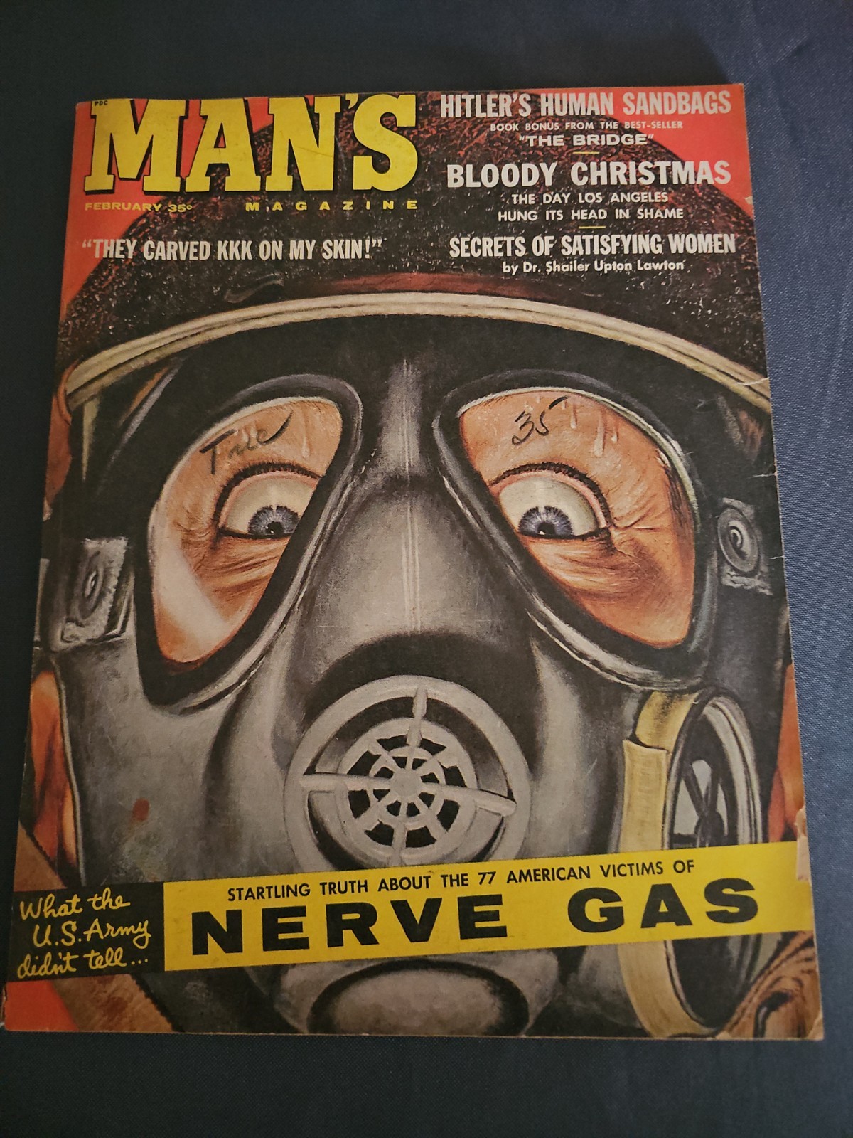 1961 February Man's Magazine Hitler Ray Brennan (MH88)