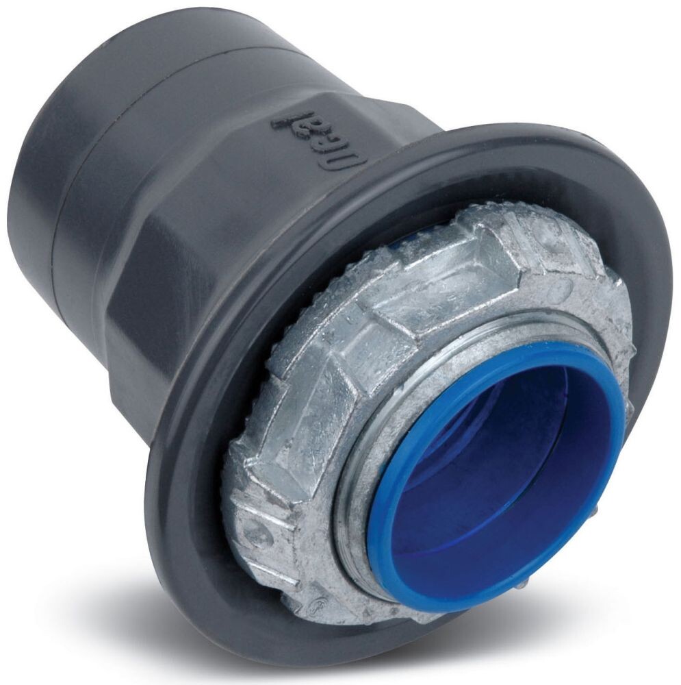 Ocal HUB1-G, 1, PVC Coated Znc, Thermoplastic Insulated , Thrd, Rgd Con Hub 1pc