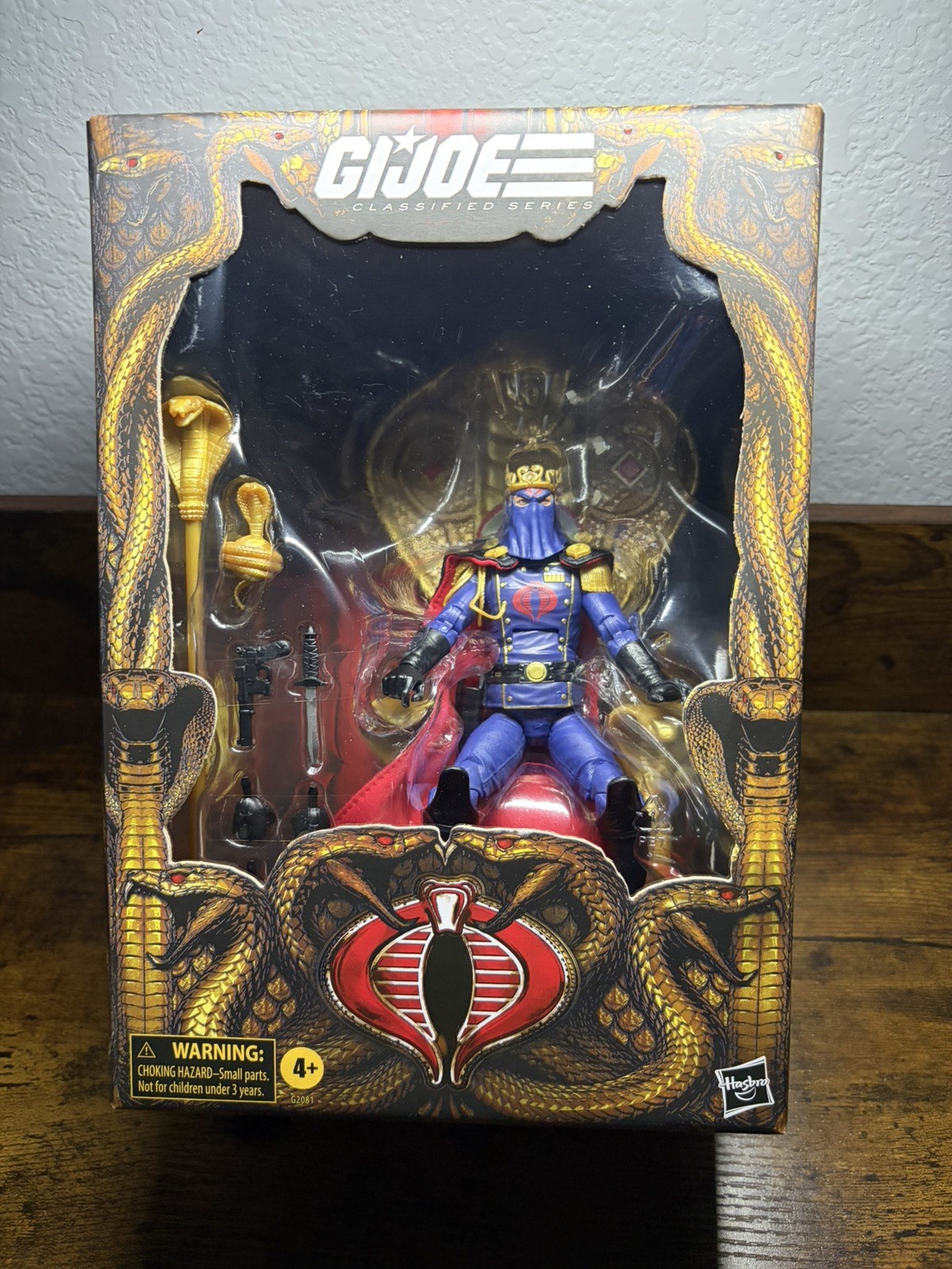 G.I. Joe Classified Series - Deluxe Cobra Commander in Dress Uniform **IN HAND**