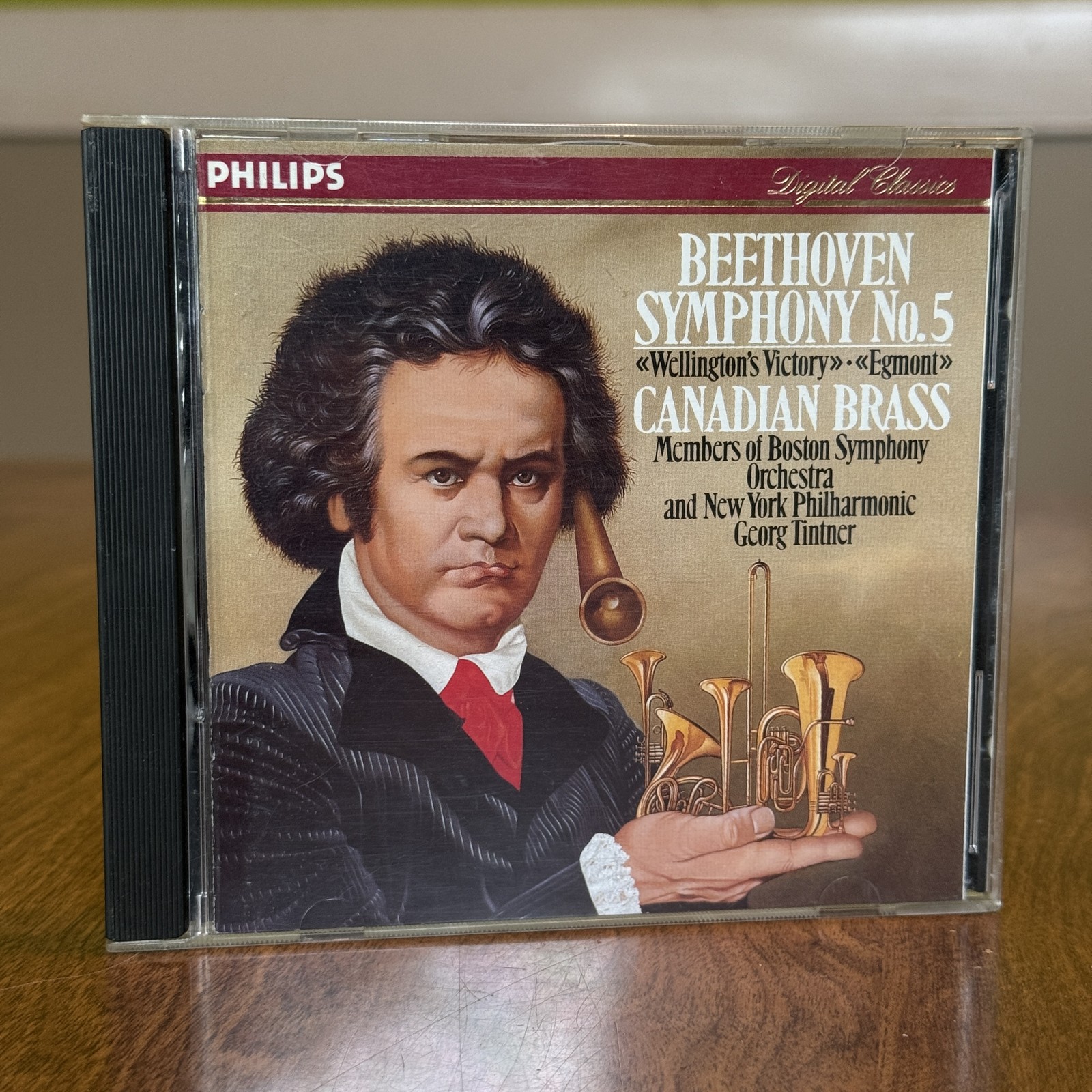 Beethoven Symphony No 5 Wellingtons Victory Egmont Canadian Brass CD Beethoven Symphony No 5 Wellingtons Victory Egmont Canadian Brass CD