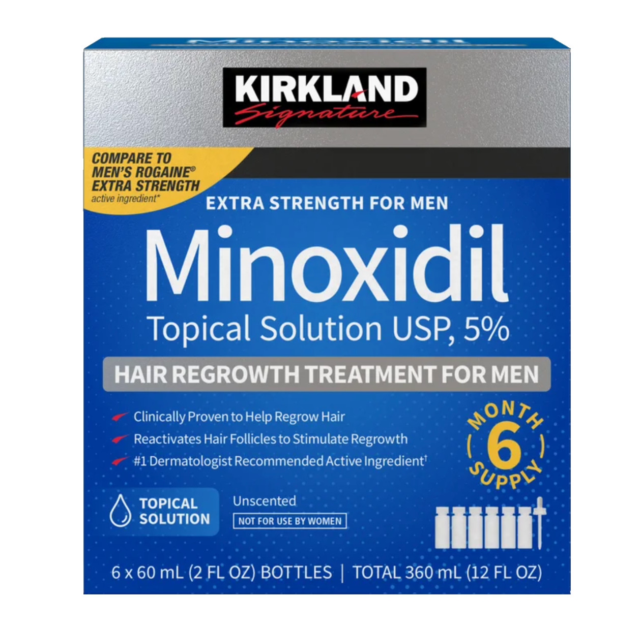 Kirkland 5% Extra Strength Men Hair Regrowth Solution 6 Month Shelf life 06/2028 Kirkland 5% Extra Strength Men Hair Regrowth Solution 6 Month Shelf life 06/2028