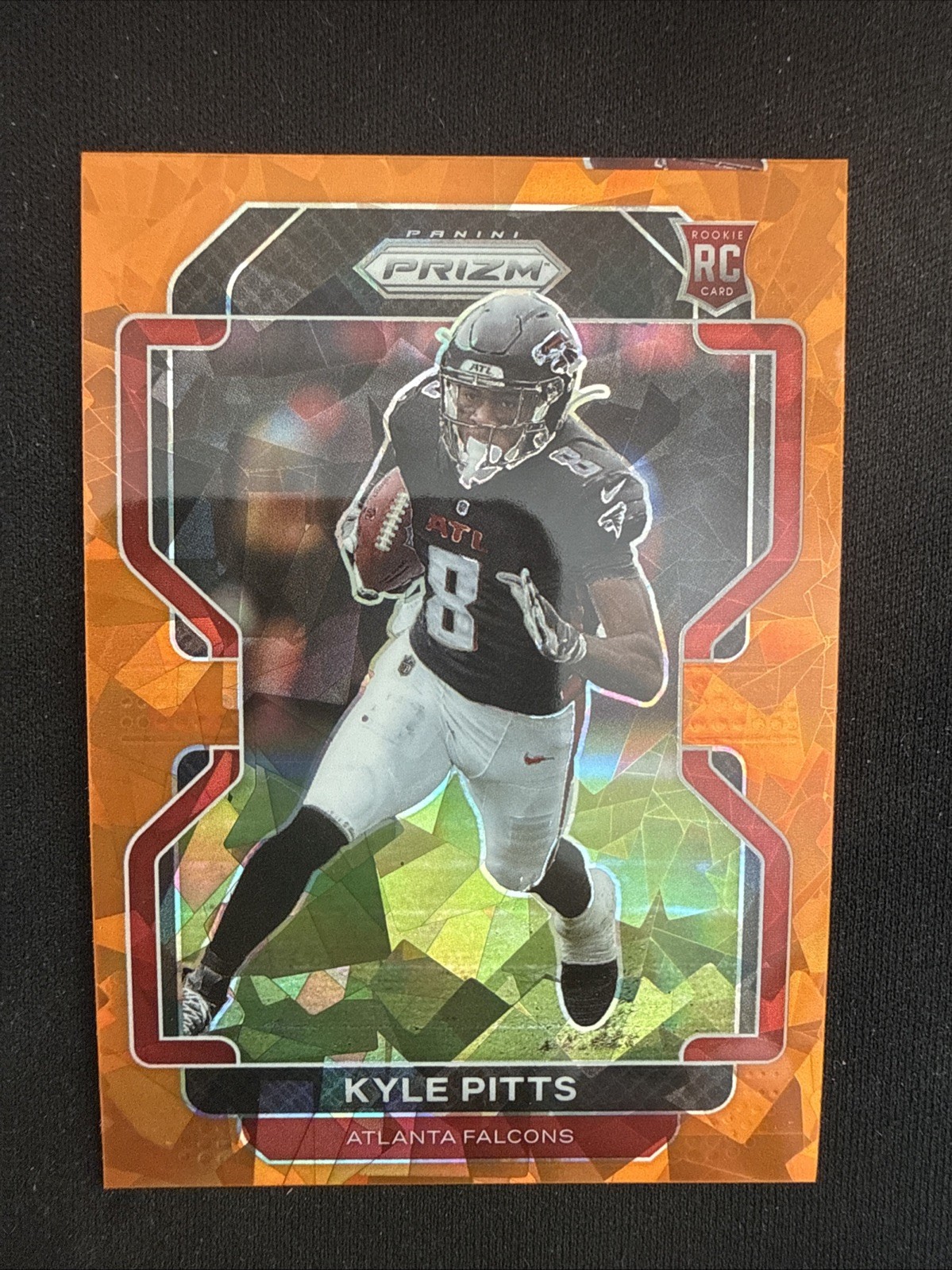 2021 Panini Prizm - Rookie Kyle Pitts #341 Orange Ice Prizm (RC)