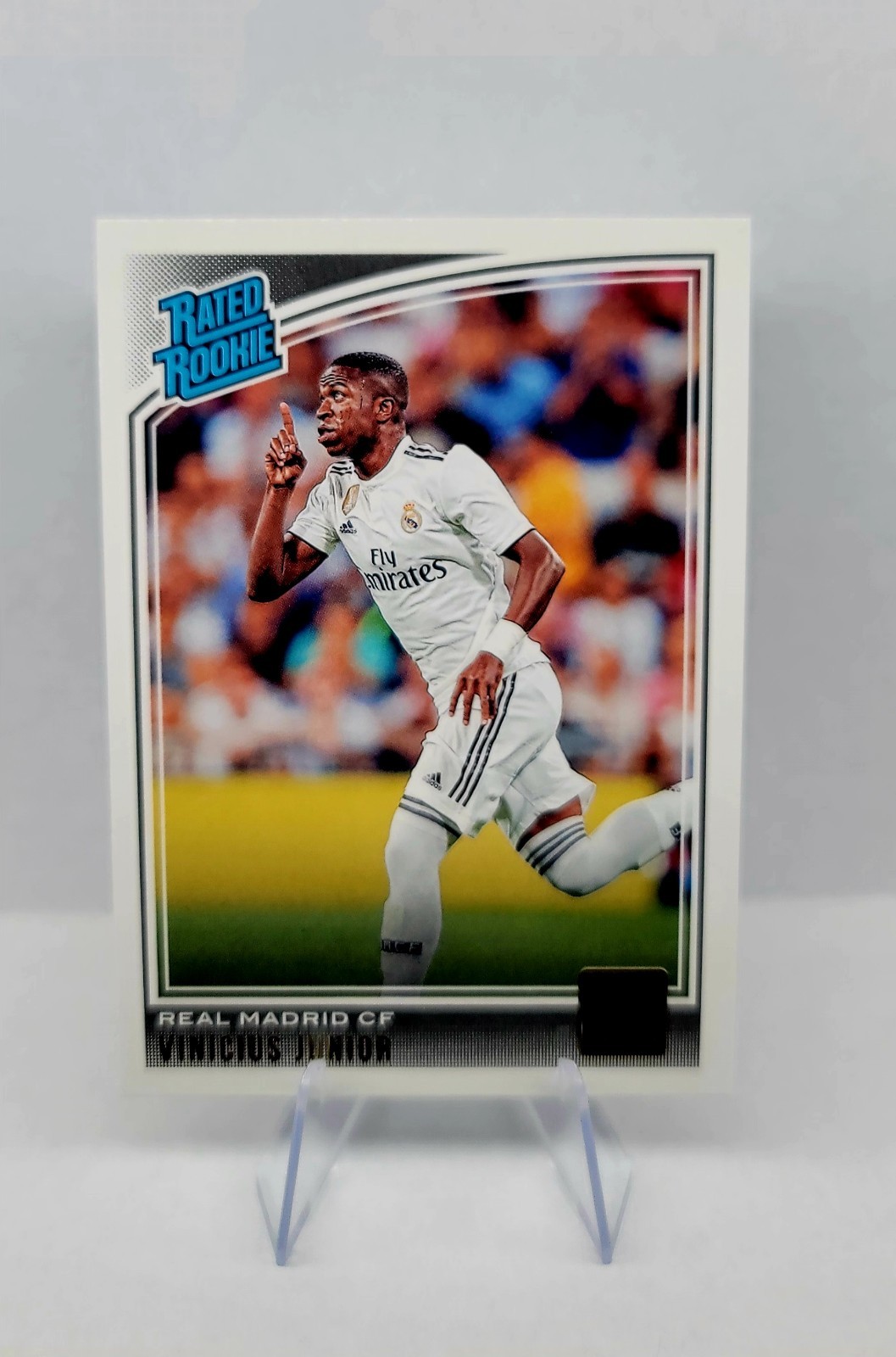2018 Panini Donruss Vinicius Junior Rc #177 Rated Rookie 2018 Panini Donruss Vinicius Junior Rc #177 Rated Rookie