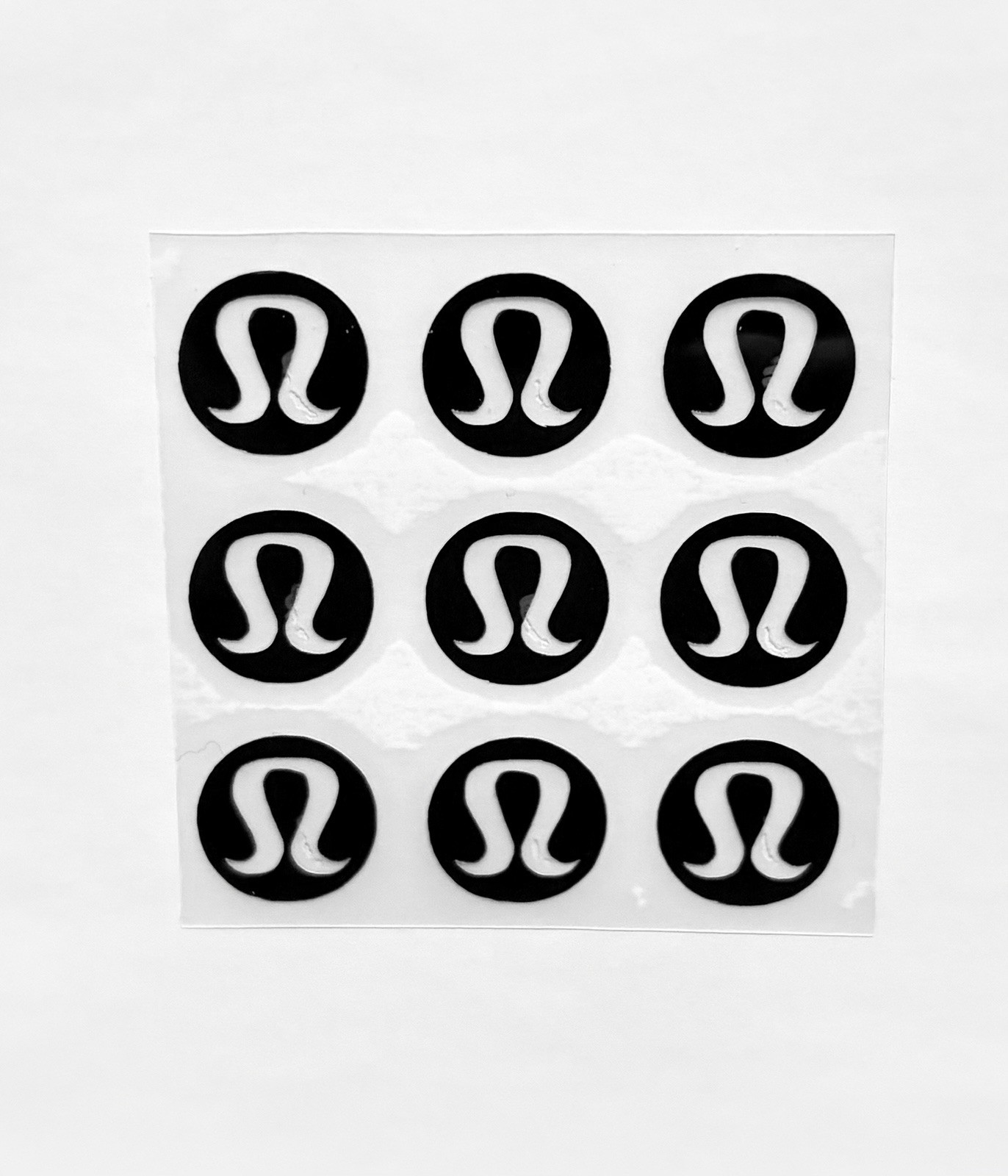 9 Pack Lululemon Black 1/2'' Iron On Vinyl Heat Transfer HTV 9 Pack Lululemon Black 1/2'' Iron On Vinyl Heat Transfer HTV