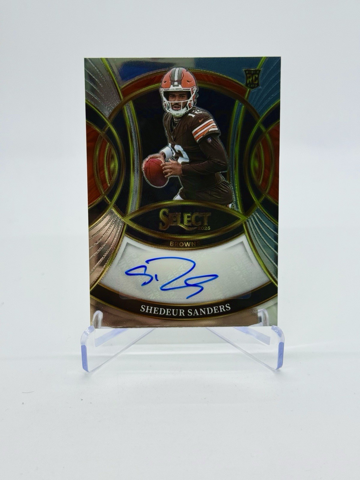 SHEDEUR SANDERS 2025 Panini Select #RSO-SSS ROOKIE SIGNATURES RC AUTO - BROWNS SHEDEUR SANDERS 2025 Panini Select #RSO-SSS ROOKIE SIGNATURES RC AUTO - BROWNS